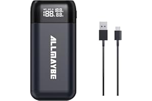 XTAR PC2 18650 akku ladegerät 21700 ladegerät akku ladegerät USB-Ausgang (Black)