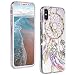 Produktbild ToMoYi Handyhülle Kompatibel mit iPhone XS, Crystal Clear Durchsichtig Soft Silikon TPU Ultra Dünn Stoßfes Kratzfest Robust Cover Schutzhülle Einzigartiger Druck [Traumfänger Style] für iPhone XS/X