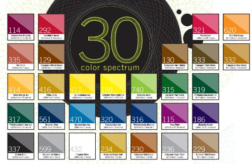 Liquitex 104202 Professional Acrylic Ink Set Metallics, 6 x 30 ml - 7