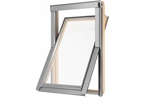 Velux Gruppe RoofLite+ Dachfenster Holz SLIM und Eindeckrahmen (55 x 98)