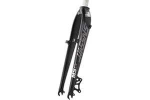 STRTG Forcella Rigida Per Mountain Bike In Lega Di Alluminio Super Leggera 26 27,5" 29" Diametro Tubo Forcella Per Mountain Bike Con Freno A V A Disco Puro: 28,6 Mm