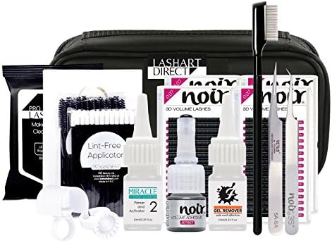 Noir Xtreme Volume Kit Pro Individual Permanent Eyelash Extension Glue Faux Mink Lash