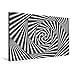Produktbild Premium Textil-Leinwand 75 cm x 50 cm quer, Zebra-Illusion | Wandbild, Bild auf Keilrahmen, Fertigbild auf echter Leinwand, Leinwanddruck: Abstraktes ... mit 3D-Effekt (CALVENDO Wissenschaft)