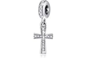 Eusense Charms 925 Argent Perle Breloque Charms pour Bracelet Européen Pendentif Bijoux Cadeaux Fête des mères