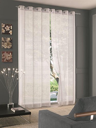 Home Collection GOA115 Tenda Goa, Poliestere, Bianco, 140x290 cm