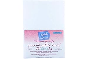 Sweet Dixie Premier Quality Smooth White Card (10 sheets), Paper, 33.7 x 21.5 x 0.3 cm