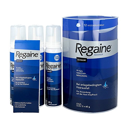 Regaine Männer Schaum, 3X60 ml - 2