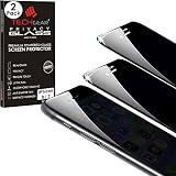 mica privacidad iphone 6 plus [3D Full Cover]- 3D curvado borde cobertura completa privacidad pantalla de cristal le da a su iPhone 360 grados de protección. También se adapta a casi todos los casos.