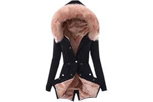 TOFOTL Veste Polaire Femme Mi Longue Polaire Couleur Uni Vintage Chic et Elegant Confortable Manteau Casual Sport Blouson Outdoor Hoodie