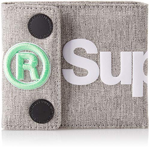 Preisvergleich Produktbild Superdry Herren Fresh International Geldbörse, Grau (Light Grey Marl), 12x10x2 Centimeters