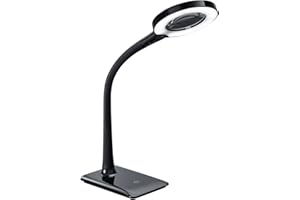 TRIO LIGHTING FOR YOU Trio Leuchten lampa stołowa LED 527290102 Lupo, tworzywo sztuczne, kolor czarny, 5 W LED, 4-krotny dotyk, 13,5 x 13,5 x 35,0 cm