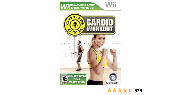 Gold S Gym Cardio Workout Game Wii Amazon Co Uk Pc Video Games Gold S Gym Cardio Workout Game Wii Amazon Co Uk Pc Video Games