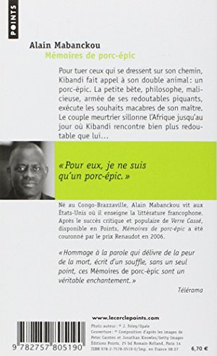 Livres Couvertures de Mémoires de porc-épic - Prix Renaudot 2006