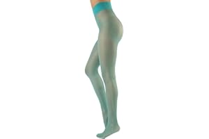 CALZITALY Sheer Kobiety Calzitaly Medias Transparentes, Medias de Mujer Con Cinturon Confort, Medias Estampado Floral, Leopardo| 20 Den | S, M, L, Xl | Natural, Negro | Made In Italy (1 w zestawie)