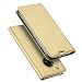 Produktbild Motorola Moto G5 Plus PU Leder hülle Case Moonmin® Bookstyle Klapphülle Wallet Tasche Flip Tasche mit Kartenfach und Ständer Anti-Rutsch Stoßfest handyhüllen für Motorola Moto G5 Plus 2017(Golden)