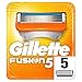Produktbild Gillette Fusion Rasierklingen (Für Männer), 5 Stück