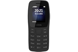 Nokia 105 Single SIM, Keypad Mobile Phone with Wireless FM Radio | Charcoal