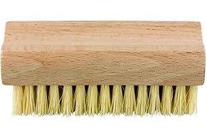 Elliott Brosse à légumes en Fibre Naturelle de Tampico et Bois Beige