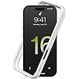 RHINOSHIELD Bumper Case Compatible with [iPhone 16 Pro] | CrashGuard - Shock Absorbent Slim Design Protective Cover 3.5M / 11ft Drop Protection - White