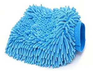 Auto hub Microfiber Dusting Cleaning Gloves Double Sided mitt for Home, Kitchen, Car, Office, Hotel