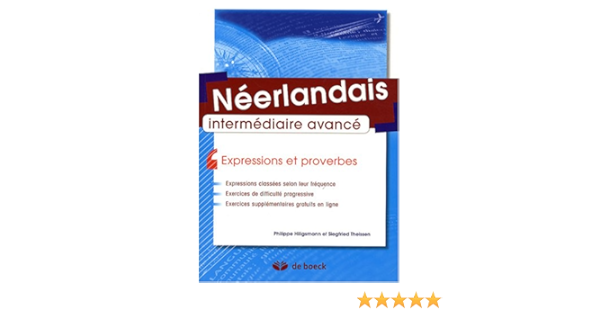 Amazon Fr Neerlandais Intermediaire Avance Expressions Et Proverbes Hiligsmann Philippe Theissen Siegfried Livres