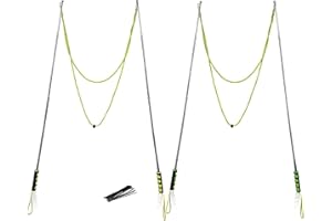 Ubitree Zestaw ogromnych baniek mydlanych, 2 sztuki, duże bańki mydlane dla dzieci, ze stali nierdzewnej, teleskopowa konstrukcja, łatwe przenoszenie, bańki mydlane, zabawka na imprezę, do ogrodu