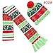 Produktbild Weihnachtsmütze, Winter Warm Knit Mütze Hut Set, Strickmütze + Schal, Mit Bunter Beleuchtung, Gemütlichem Dickem, Für Weihnachten, Party - Yves25Tate
