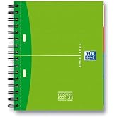 Oxford European Book 353002500 Wirebound Notebook DIN A5 200 Pages Assorted Colours