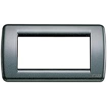 Piastra Metallica Vimar Serie Idea Rondo – 3 Moduli, Colore Bianco, Per Installazioni Elettriche - 13