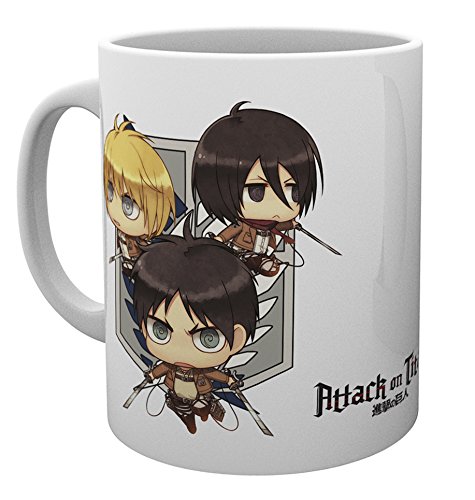 GB Eye LTD, Attack On Titan Season 2, Chibi Trio, Taza