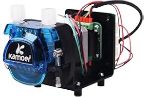 K KAMOER Piccola alta portata peristaltica pompa 12V/24V motore passo a passo Kamoer KCM-ODM basso rumore bordo del driver regolabile installato 305 ~ 480 mL/min