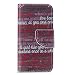 Produktbild Nancen Apple iphone 5 / 5S (4,0 Zoll) Hülle, Painted Muster Flip Case PU Leder Handytasche Cartoon Schreiben Landschaft Bunt Blumen Tier Praktisches Design Wallet Etui Lederhülle Handy Schutzhülle Bookstyle Cover