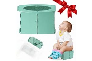 BAOSROY Orinal Portatil Niños Plegable,Orinales Infantiles,Orinal Portatil,Wc Portatil Niños,Orinal Bebe,Inodoro Plegable para Niños,Orinal Portatil Niños Plegable Viaje,Plegable Potty Training