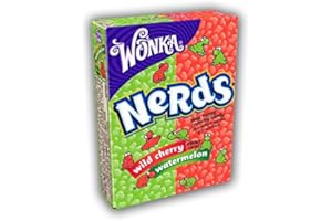 Wonka Nerds Wild Cherry and Watermelon Box 46.7g