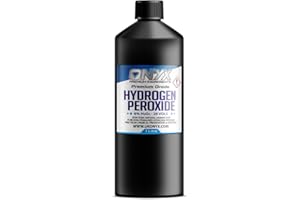 ONYX INGREDIENTS 101 Onyx Hydrogen Peroxide 6% Pure Food Grade, Unstabilized and Additive Free - 20 Vols (1 Littre)