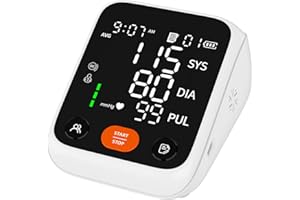 YIEDLSKSY Blood Pressure Monitors,Blood Pressure Machine - CE Certified Approved UK, Standard Blood Pressure Monitor Upper Arm Blood Pressure Machine for Home Use (Black-BP 30G)