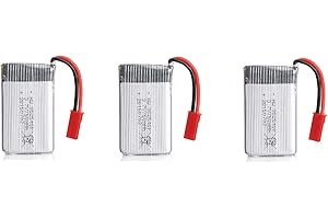 YUNIQUE GREEN-CLEAN-POWER YUNIQUE Espana 3 Piezas 3.7V 750mAH Li-po batería para MJX X300C X400 X800 RC Drone Quadcopter