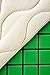 Ecus mini crib mattress 50x80 mattress for cradle with cover from organic cotton