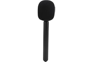 ANNADUE Adaptador de Mano para Micrófono de Entrevista, Soporte para Micrófono de Mano con Espuma para Parabrisas para MIC 1/2, para Rode Wireless GO II, para Hollyland Lark 150, para
