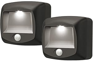 Mr Beams MB522 – Pack of 2 LED Lights for Ladder/Ladders with Motion Detection Indoor/Outdoor a Battery, Brown