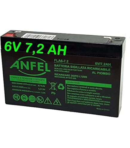 Batteria Piombo Ermetica Tecnid 4V 4.5Ah - Per Allarmi, Videosorveglianza, UPS E Domotica - Foto 9