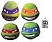 Produktbild Teenage Mutant Ninja Turtles (TMNT 2015) Karte Partei Gesichtsmasken (Maske) Packung von 4 (Leonardo, Michelangelo, Donatello und Raphael) - Enthält 6X4 (15X10Cm) starfoto