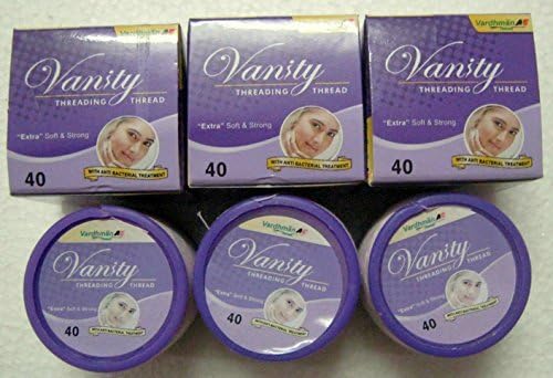 3 Spool x 300m Vanity Eyebrow Threading Thread Extra Soft Strong Anti Bacterial