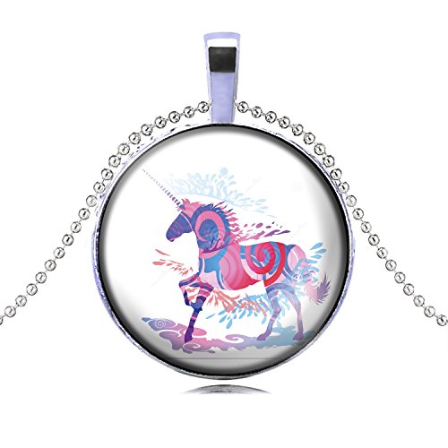 Book's Cover ofMy Sunshine  Bijoux en cabochon de verre motif licorne création fait main modèle au choix Collier