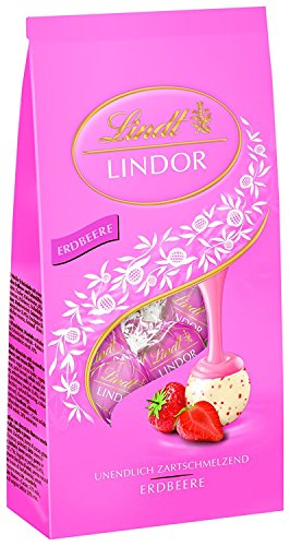 Preisvergleich Produktbild Lindt Lindor Erdbeer-Sahne