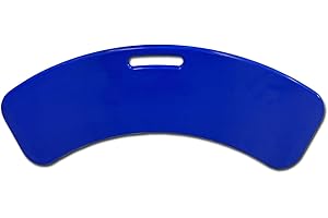 RIBOWRI Transfer Board – Patient Strong Slide Board Mobility Aid with Handle for Safe & Easy Transfers | Wheelchair to Bed, Toilet, Car or Bath | Transfer Skateboard Non-Slip Slide Assist Device (Blue)