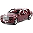 MTG Metro Toys & Gift Rolls Royce Phantom 1:32 Diecast Scale Model Alloy Metal Pull Back Toy Car For Kids With Openable Doors & Light, Music Toy Vehicle For Kids - Colors As Per Stock