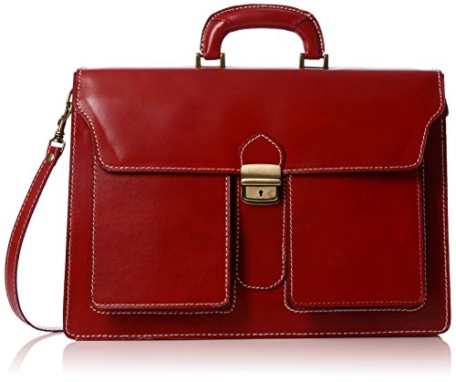 Preisvergleich Produktbild Bags4Less Unisex-Erwachsene Pisa Aktentasche Laptop Tasche, (Rot), 14x30x40 cm