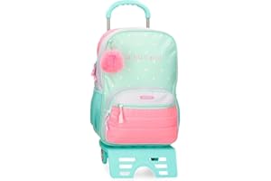 MOVOM La vita e bella mochilas, mochilas escolares, mochilas infantiles, Incluye pompon decorativo, varios compartimentos de Joumma Bags