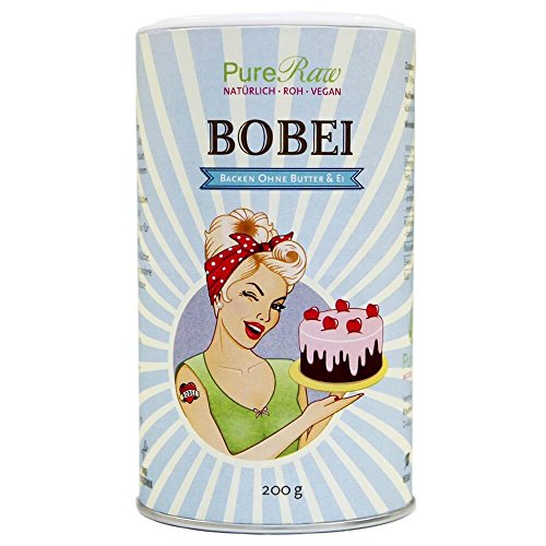 PureRaw Bobei - cuocere senza burro e uova - vegan - prodotto sostitutivo per burro e uova a base di alghe - 200 g.